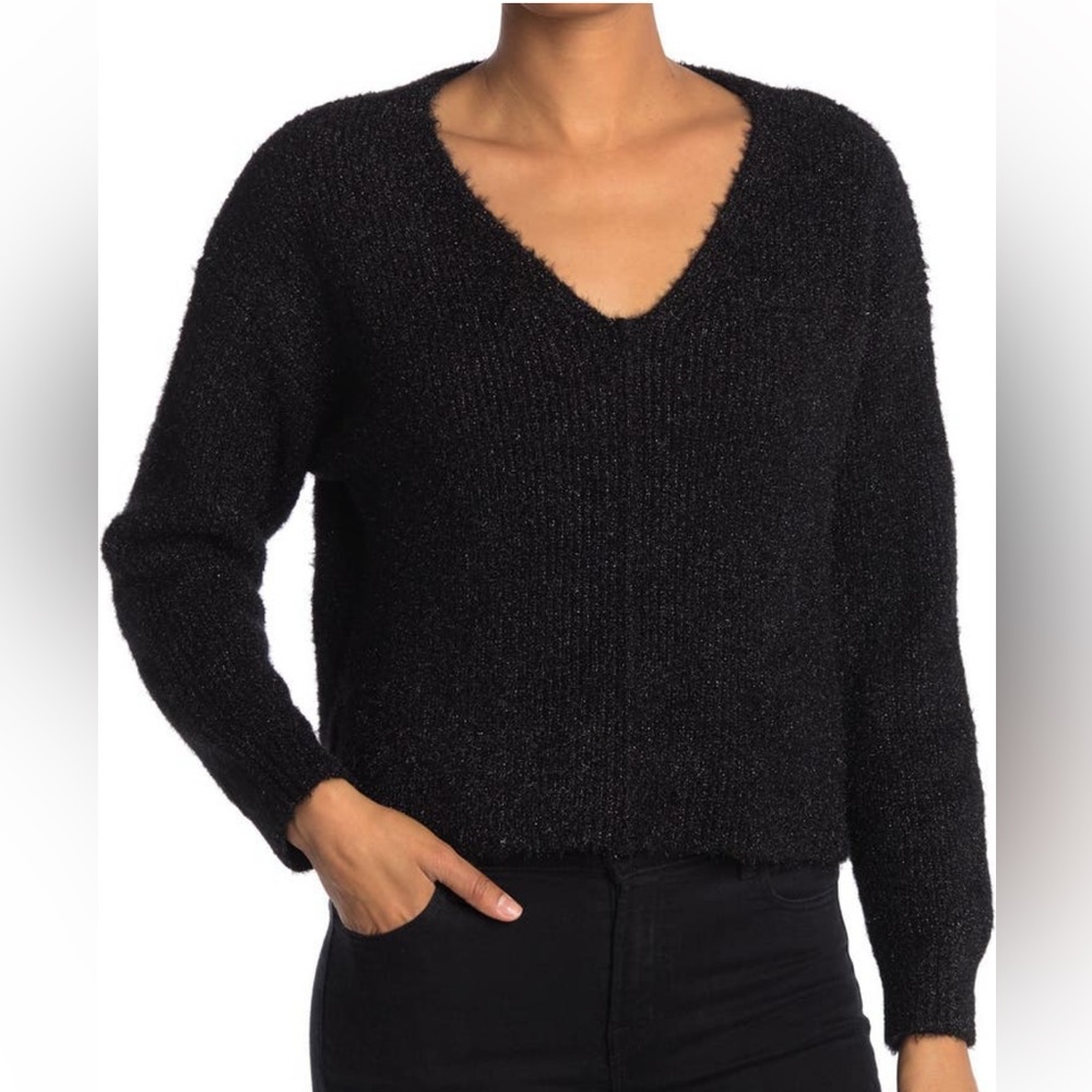 Nordstorm glitter metallic sweater